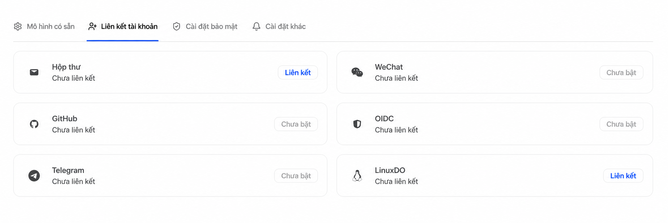 Ràng buộc tài khoản