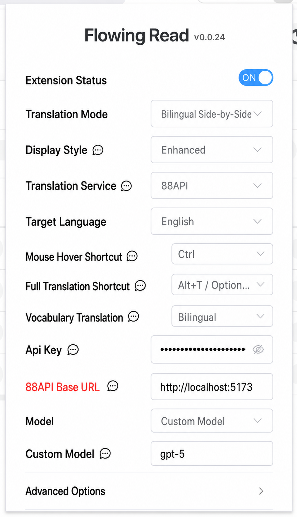 Configuration Result