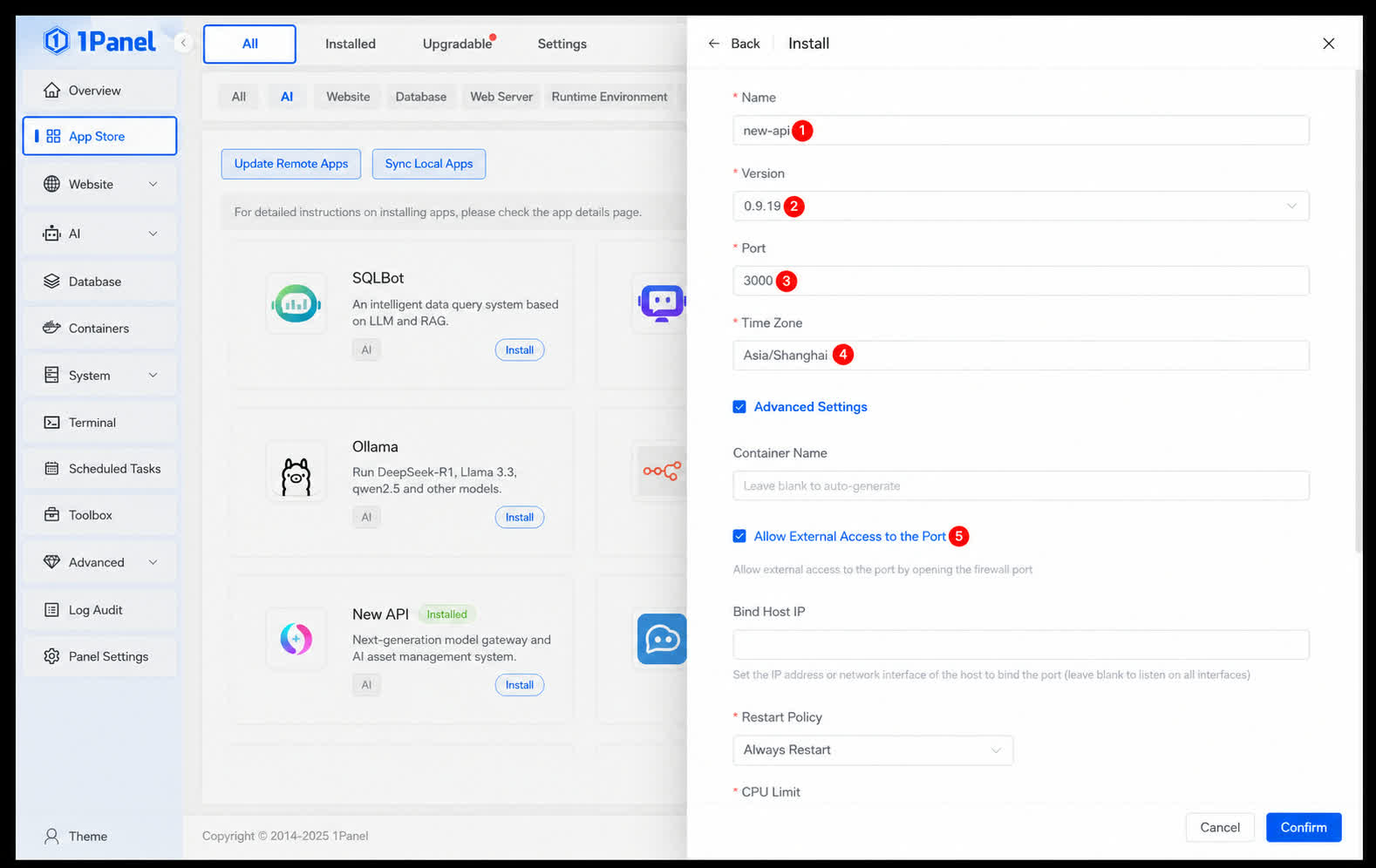 newapi-setting